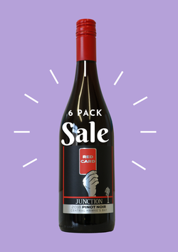 6 Pack 2019 Junction Red Card Pinot Noir