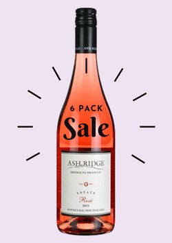6 Pack Ash Ridge Estate Rose 2022